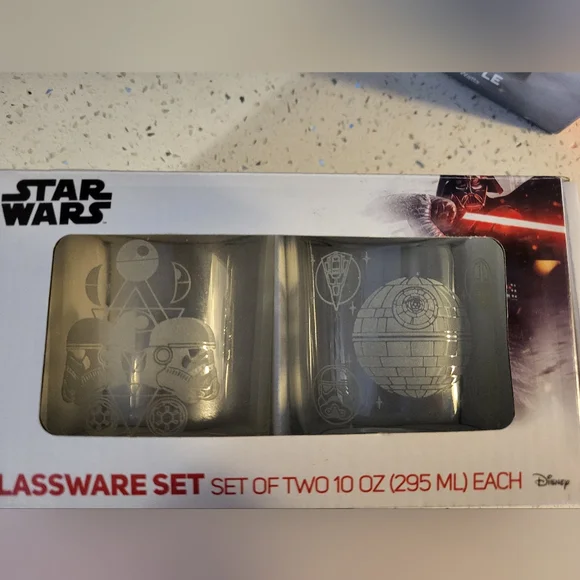 Star Wars Glassware Set, NIB - Picture 1 of 4